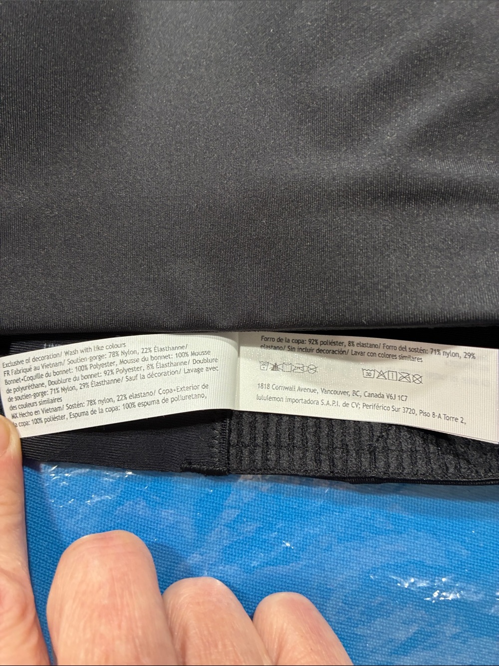 *Brand New* lululemon-  Black Energy High Support Sports Bra - Size 34B- NWT - Picture 5 of 14